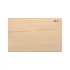 Madera de nogal tarjeta de habitación NFC tarjeta de visita electrónica tarjeta de madera IC regalo de negocios de alta gama para miembros, personalizable con chip grabable