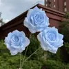 3 Arreglos de Rosas de Diamante para Montaje de Escena de Boda, Guía de Escenario, Pared de Flores de Piso, Flores Falsas de Techo, Flores de Seda, Flores Artificiales al por Mayor
