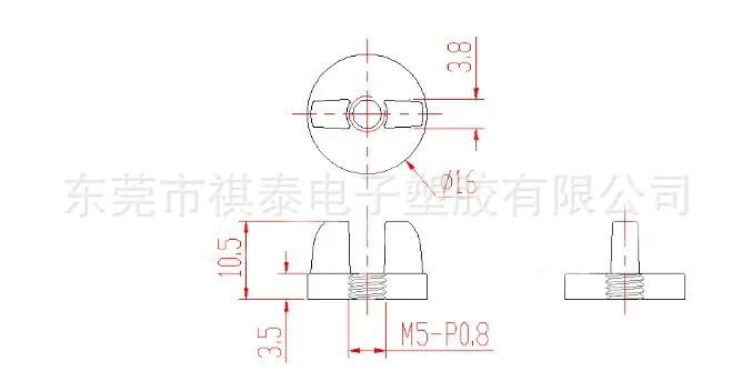 透明螺丝蝴蝶帽2