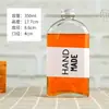 Jugo de Frutas Moderno sin Plomo, Café Cold Brew, Té de Leche, Botella de Vidrio Cuadrada Portátil para Bebidas con Tapa, Otro