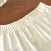 Roupa Infantil Coreana Verão Novo Estilo Menina Estilo Pastoral Retrô Bordado Floral Manga Bufante Top Calça Longa Conjunto de Duas Peças