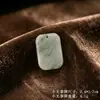 Colgante de Jade Tianshan con Cordón, Diseño Floral, Colgante Verde, Jade Natural de Xinjiang, Hebilla de Paz, Amuleto de Buda, Artículo de Regalo Pequeño