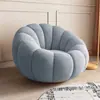 Sofá nórdico perezoso, popular silla de calabaza individual de tatami, sofá pequeño para apartamentos pequeños, dormitorio, balcón, reclinable de ocio