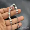 Pulsera de Hebilla Cuadrada de Zircón con Herradura Estilo Francés, Pulsera de Lujo Ligero de Moda de Gama Alta, Joyería de Diseño Exquisito de Nicho Versátil