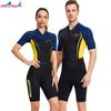 Traje de Neopreno Nuevo para Pareja Traje de Baño de una Pieza Protección Solar Manga Corta Shorts 1.5mm Snorkel Surf Traje de Neopreno Cálido