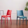 Silla de Plástico Simple Respaldo Silla Silla Adulto Silla de Comedor Silla de Ocio para Exterior Apilable Silla Engrosada Silla de Negociación