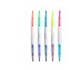 Caneta marca-texto estudantes usam marcador colorido traço caneta marca-texto chave para fazer anotações especial cor fluorescente caneta gel diário