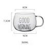 Taza de vidrio transparente al por mayor taza de té taza de vidrio taza de desayuno taza de leche taza de jugo vaso de café vaso de agua con logo