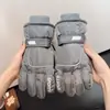 Guantes de esquí de invierno al por mayor, resistentes al viento, impermeables, con forro polar, cálidos, para pantalla táctil, para exteriores, para montar en coche eléctrico, guantes gruesos para hombre