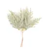 Espigas de Trigo Simuladas, Flores Artificiales, Cedro Brillante, Corona de Navidad Hecha a Mano para Bricolaje, Corona de Enredadera, Materiales para Diadema, Decoraciones de Boda