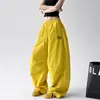 2026 Pantalones de Jazz de Moda Nuevos para Mujer Hip Hop Americano Dopamina Verano Caída Adelgazantes de Pierna Ancha