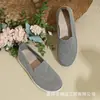 Zapatos de Comercio Exterior Estilo Primavera y Otoño para Mujer Tallas Grandes Zapatos Casuales Individuales para Mujer Slip-On Zapatos de Tela Old Beijing TEMU