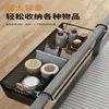 Cesta colgante para cama de dormitorio, estante de almacenamiento lateral de la cama, organizador de mesita de noche suspendido, estante de almacenamiento para habitación de dormitorio sin perforaciones