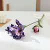 Design de Decoração Suave para Casa Interna, Decoração de Flores Artificiais, Flor Íris, Arranjo de Parede de Fundo para Casamento, Arranjo de Flores Atacado, Flores Artificiais