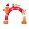 2026 Arco Inflável de Dachshund para Decoração de Natal da Amazon para Jardim Externo