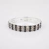 Pulseira de strass versátil pulseira de senso avançado pulseira de diamante atacado pulseira elástica totalmente cravejada de diamantes pulseira de strass de 4 fileiras pulseira feminina