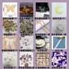 Kit de materiais para bolsa de alívio da dor, conjunto completo de decorações para bolsa de alívio da dor, acessórios de liga, corrente, kit completo DIY Hanaya Mei