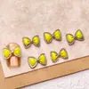 Acessórios de Nail Art Laço Estilo Chanel Tendência Laços Pequenos Decorações de Unha de Resina Atacado