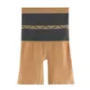 Ropa Interior Térmica Cálida de Otoño e Invierno Moldeadora de Cuerpo de Cintura Alta Control de Abdomen Levantamiento de Glúteos Boxer para Mujer