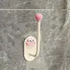 Organizador de Prendedores de Cabelo de Parede para Banheiro, Elásticos, Presilhas de Cabelo, Haste para Armazenamento de Esponja de Banho, Gancho de Parede sem Furo