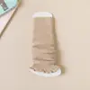 Calcetines para Niños Terciopelo Australiano Calientes Rodilleras para Pantorrilla Cubre Piernas Otoño e Invierno 2025 Nuevos Niñas Calcetines de Felpa Color Liso Cubre Piernas Largos