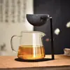 Colador de Té y Taza de Fermentación No Porosos para Uso Doméstico, Filtro de Té de Cerámica, Separador de Hojas de Té, Filtro de Té, Herramienta para Preparar Té Kung Fu