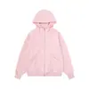 Sudadera con capucha de cremallera doble a rayas estilo retro americano, unisex, nueva colección otoño 2026, corte holgado, casual y versátil