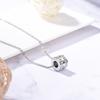 Collar de acero de titanio para mujer, nuevo estilo coreano, con cuentas de transferencia de diamantes de imitación, colgante para mujer, joyería de moda para hombre pequeño.