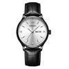 Fabricante de Origen de 23 Años Reloj Mecánico para Hombre con Doble Calendario Resistente al Agua Esfera Clásica Reloj de Acero Inoxidable Reloj Totalmente Automático