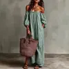 Vestido Longo Listrado Solto Amazon Verão Novo Cruzamento de Fronteira Moda Feminina Plus Size Manga Curta Tendência