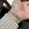 Anillo Joyería Estilo Industria Pesada Lujoso Cepillado Estilo Flor de Lirio Nieve Antigua Vintage