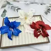 Materiales para Broche de Cabeza de Flor Rosa de Terciopelo Sintético Hecho a Mano, Decoraciones Florales, Decoraciones de Boda, Accesorios para Pasadores