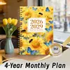 Suministros de Oficina Transfronterizos Categoría Más Vendido Cuaderno Planificador Mensual de 4 Años 2026-2029 Cuaderno