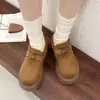 Zapatos de Algodón Retro de Suela Gruesa para Mujer 2026 Nuevo Estilo Invierno Plus Terciopelo Engrosado Cálidos Casuales Zapatos Peludos