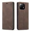 Funda para Teléfono Móvil Adecuada para Xiaomi 12Pro Xiaomi10T Anticaída Redmi Note11 Funda de Cuero con Ranura para Tarjetas y Soporte de Escritorio