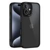 Capa protetora de luxo destacável para iPhone 16 Pro, com botão de metal, dois em um, para iPhone 16