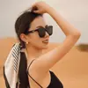 Gafas de Sol Gm para Mujer, Estilo Coreano de Alta Gama, Modelo Nuevo de Moda 2026, Anti-UV, Protección Solar, Efecto Adelgazante para Caras Grandes, Gafas de Sol