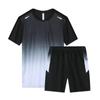 Traje Deportivo Tops de Manga Corta Ropa de Fitness de Verano para Hombre Delgada de Secado Rápido Camiseta para Correr Ropa de Entrenamiento de Baloncesto