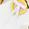 Cross-border Hot-sale Ruffled Bow Ribbon Hairpin Moda Feminina Elegante Back Head Spring Clip All-match Hair Accessories