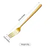 Cuchillo para filete de acero inoxidable Luna Martillada, Cuchara para plato principal, Tenedor de frutas, Vajilla creativa de lujo ligero de alta gama para el hogar y el restaurante