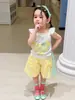 Roupa Infantil para Meninas: Colete de Verão Fino Casual Estiloso Sem Mangas Classe A para Meninas de Bebê