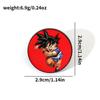Insignia Metálica de Personaje de Película de Dibujos Animados Riman Dragon Ball Wukong Aleación Impresión Broche Accesorios Pin Decoración