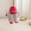 [Solo para Ropa] Conjunto de Ropa de Bebé Estilo Wang Sulong Liso Dragón Bollo Chaqueta y Falda Reemplazo