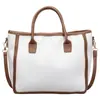 Bolso tote casual retro de gran capacidad, nuevo, moda 2026, simple, para ir al trabajo, vintage, de un solo hombro, para mujer