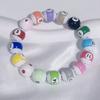 TikTok com oito pulseiras de bilhar diy contas de fio acrílico acessórios para homens e mulheres acessórios para casais