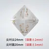 Dados Poliedros de Cristal Blanco Sintético Grabados para D&D Dungeons and Dragons Juego de Siete Piezas Z01