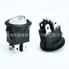 Kcd1 con Parte Superior Redonda y Base Plana, Interruptor Recto de 4 Pines, Luz Blanca, Cubierta Blanca, 250V6A, Interruptor Basculante Certificado Etl Kc