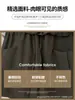 Shorts deportivos de cintura plisada color café para mujer, casual de verano, holgados, transpirables, ligeros, de tres cuartos, tipo cargo, falda-pantalón de pierna ancha