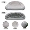 Sofá Inflable Doble Simple Gris de Mayor Venta Transfronterizo con Felpa Engrosada para Hogar y Camping al Aire Libre Silla Lounge Perezosa