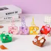 Colgante Pequeño Creativo DIY para Bolso de Cuero Llavero Lindo Colgante para Mochila Monedero Pequeño de Cuero Pequeño Regalo